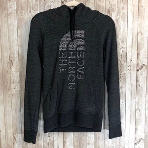 The North Face Charcoal Gray Drawstring Hoodie